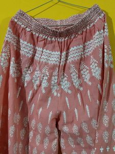 Stylish Pink Printed Kurta for Women