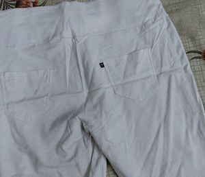 White Comfortable Pants