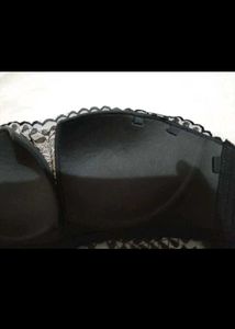 Black Lace Bandeau Top