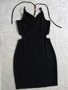 Black Bodycon Mini Dress