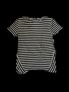 Black and White Striped Top