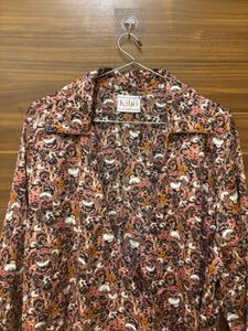Chic Floral Print Wrap Dress
