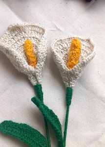 Crochet Lily Flower ( set of 2)