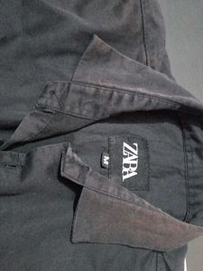 Zara men black shirt