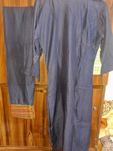Embroidered Kurta Set with Dupatta