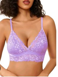 Lavender Lace Bra sez M