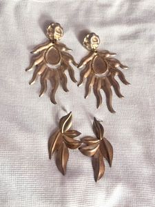 Unique Sunburst Statement Earrings