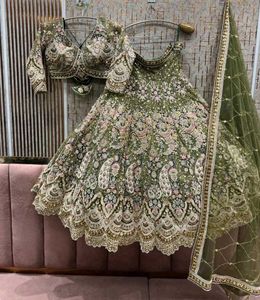 Exquisite Green Lehenga Choli