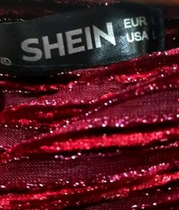 Velvet Shimmery Partywear Ruched Dress