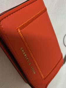 Charles &amp; Keith Orange Wallet