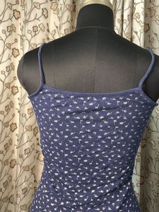 Cute Navy Floral Camisole Top
