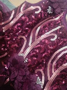 Elegant Plum Party Dress