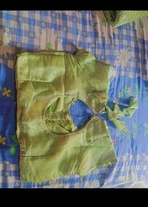 New zimmi choo saree with stitched blouse