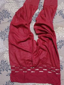Elegant Maroon Salwar Suit Set With Sequin Work -