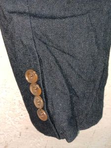Chic Navy Blue Longline Blazer