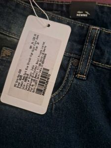 Flared Blue Denim Jeans