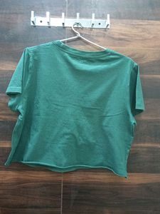 Disney Green Crop Top