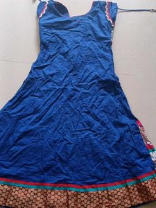 Embroidered Blue Kurta