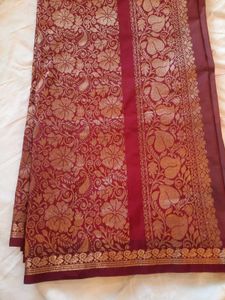 2 Maroon+Musturd Sarees Combo