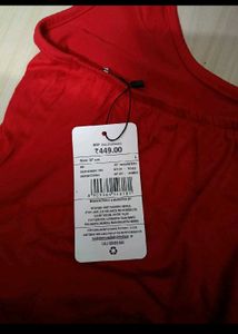 Chic Red Halter Neck Crop Top