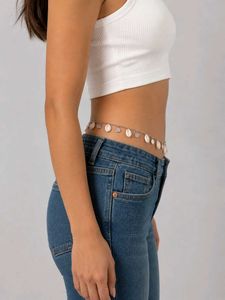 Seashell &amp; Crystal Waist Chain