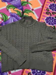 Cable Knit Turtleneck Sweater