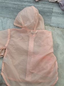 Sheer Hooded Jacket wind cheater