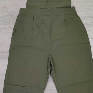 Stylish Olive Green Jumpsuit