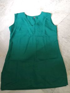 Stylish Teal with green short Kurta comb
