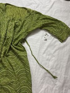 Green Kurta Only