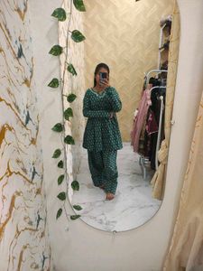 trendy farshi with anarkali style kurti set