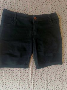 Dark Wash Denim Shorts