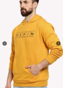 Unisex Mustard Yellow Inspire Hoodie