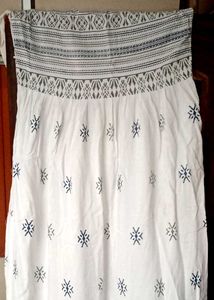 White Printed Kurta