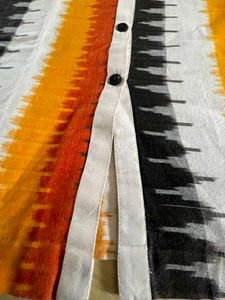 🌼 Beautiful Multicolour Printed Straight Kurti 🌼