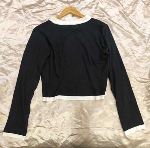 Collared Long Sleeve Top - M/L