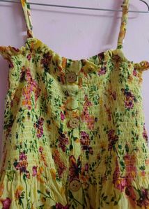 Women's Floral Smocked Dress