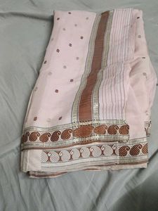 Elegant Light Pink Saree
