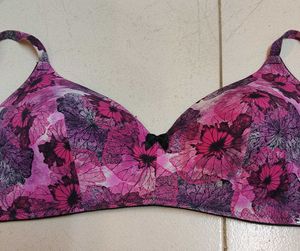 Floral Print Bra