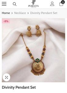 New💫 Divinity Pendant Necklace+Earrings Set