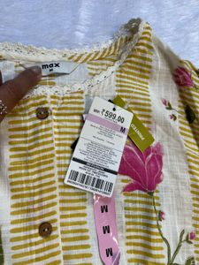 Floral Striped Kurta