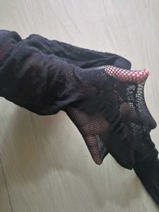 Fishnet Butterfly Tights