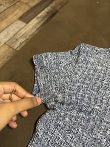 Blue &amp; White Knit Top - Never used