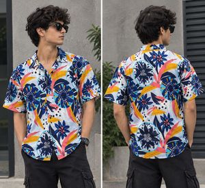 Men's Tropical Floral Print Shirt