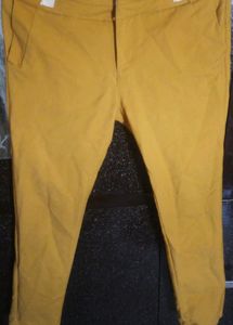 Mustard Yellow Casual Pants