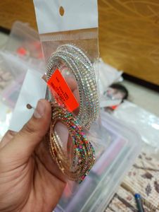 Sparkling Rhinestone Bangles &amp; Ring Set