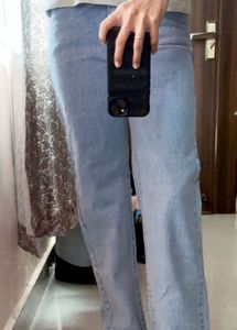 Light Wash Wide Leg Jeans