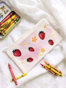 Hand-Painted Cosmetic Pouch(2)