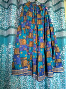 Bohemian Print Maxi Skirt