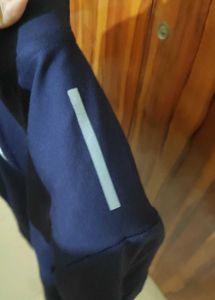 Navy Blue Zara Bomber Jacket